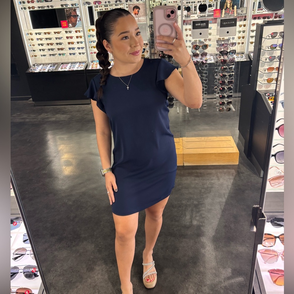 Navy blue dress